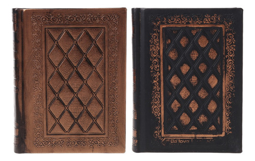 Retro Vintage Journal Diary Notebook Couro Em Branco Rígido