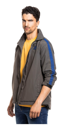 Imagen 1 de 4 de Chaqueta Hombre Easton Gris New Man Ss 2022