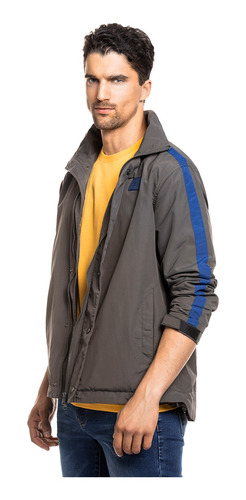 Chaqueta Hombre Easton Gris New Man Ss 2022