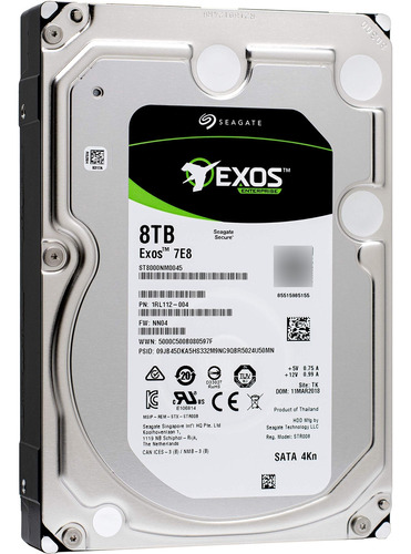 Seagate Exo 3.5 Hdds Unidad Disco Duro