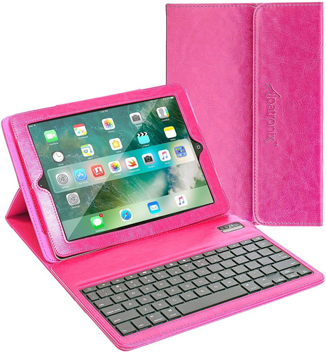 Funda Teclado Para Apple iPad Mini 5 (2019) 4/3/2/1rosa