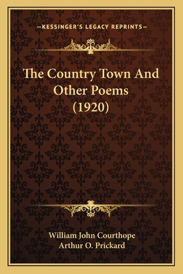 Libro The Country Town And Other Poems (1920) The Country...