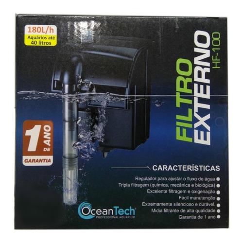 Filtro Externo Hf-100 160l/h 220v Ocean Tech