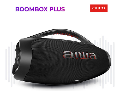 Caixa De Som Aws-bbs-01 Boombox Plus Aiwa