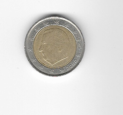 Ltc346. Coleccionable 2 Euros De Bélgica Del 2.000 