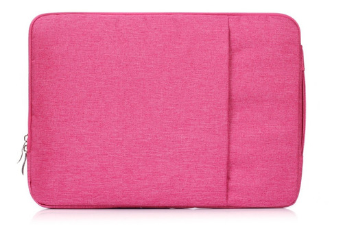 Funda Impermeable Notebook Macbook M1 13 14 Rosa