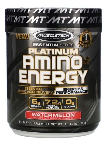 Muscletech Platinum Amino Plus Energy, Sandía 30 Caps