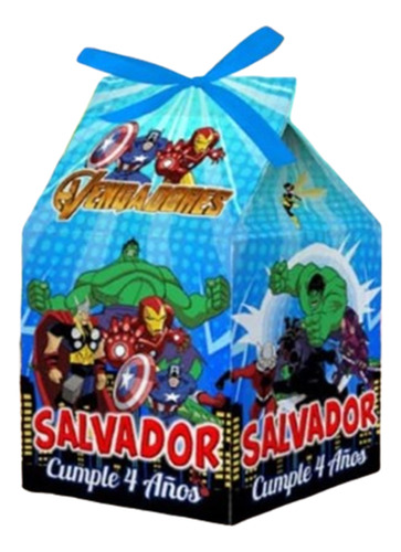 10 Cajitas Milk De Los Vengadores,,