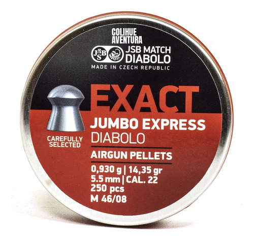 Balines Jsb Jumbo Express Cal. 5,5mm 14,35 Grains X250 U.