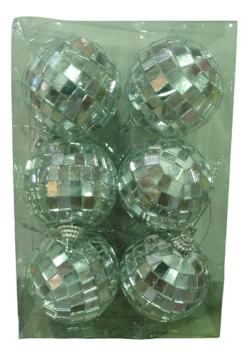 Esferas Espejadas Set X 6 Unidades 5 Cm 
