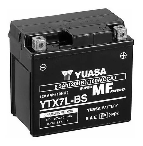 Bateria Moto Ytx7l-bs Yuasa 12v 6ah
