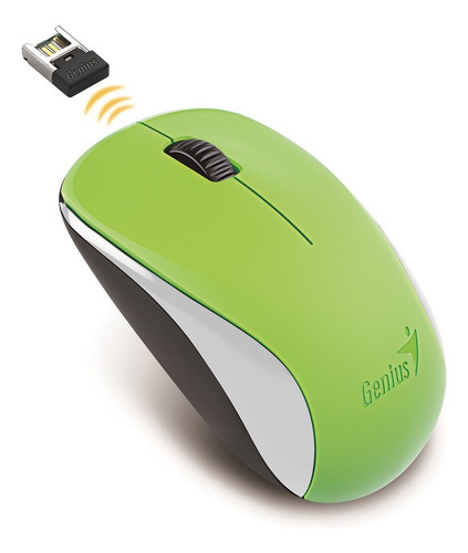 Mouse Inalambrico Genius Nx-7000 Optico Usb Verde