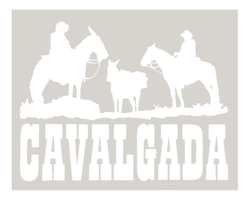 Adesivo Cavalgada - Rodeo West 14009