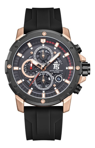 Reloj T5 Para Hombre Pulso Silicona Cronografos + Envio