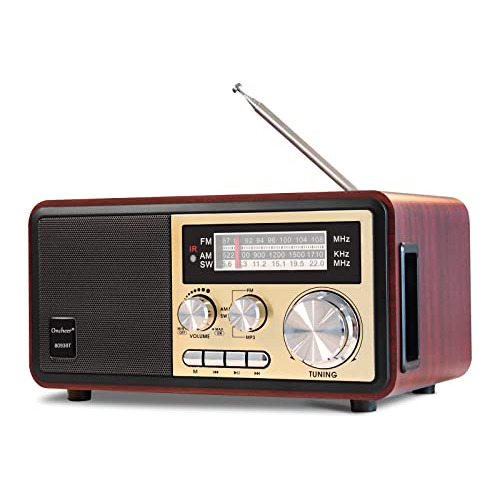 Radio De Madera Retro Vintage  , Fm/am/sw, Altavoz Estã...