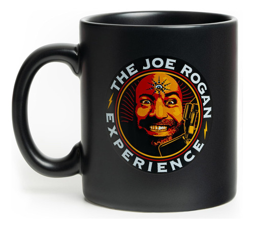 The Joe Rogan Experience Podcast Taza De Cerámica Negra Mate