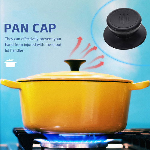 1 Juego De Tapa Universal Con Mango De Plástico Para Tapa De