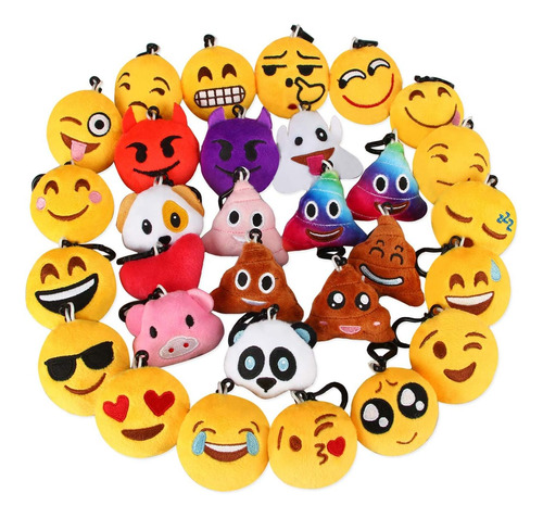 Emoji Llavero, Emoji Llavero De Felpa Bulk Toy Hallween...