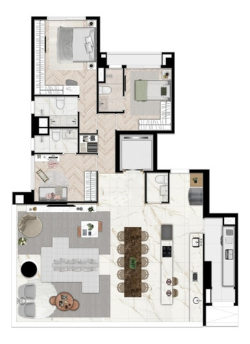Imagem 13 de 14 de Apartamento 144m² - Sendo 3 Suítes
