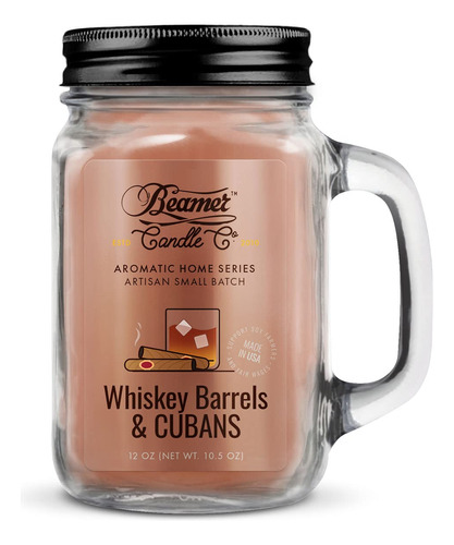 Beamer Candle Co. Coleccion Aromatica - Whisky Barrels & Cub