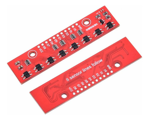 Modulo Qtr-8a Sensores Reflectivos Seguidor De Linea Arduino