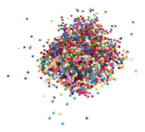 4 Paquete De 3-6 Confeti De Estrellas Brillantes 4 Piezas