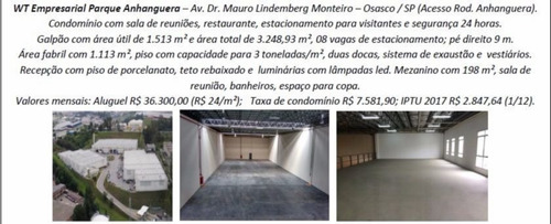 Imagem 1 de 1 de Galpao Industrial - Santa Fe - Ref: 1287 - L-3378