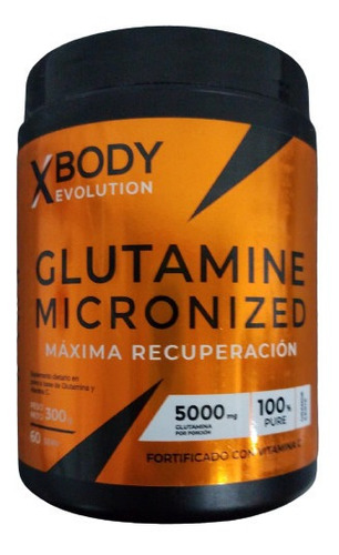 Glutamina Micronizada 60 Serv. Xbody Con Mayor Concentración