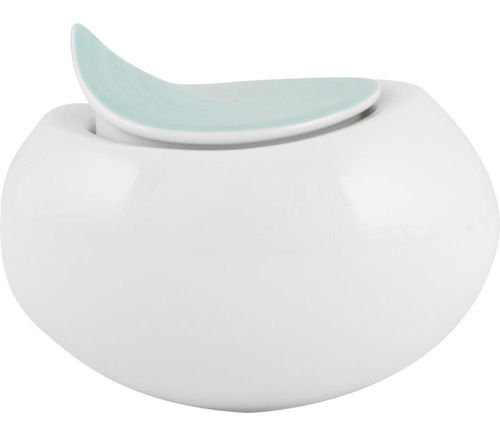 Açucareiro Porcelana Verde 11cm - Spal