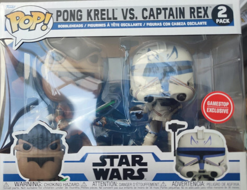 Funko Pop! 2-pack Star Wars Pong Krell Vs Captain Rex Gstop