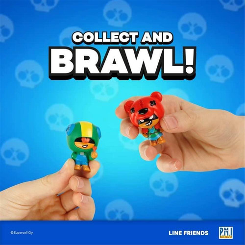 Conjunto De 8 Bonecos Brawl Stars, Pacote Com 8