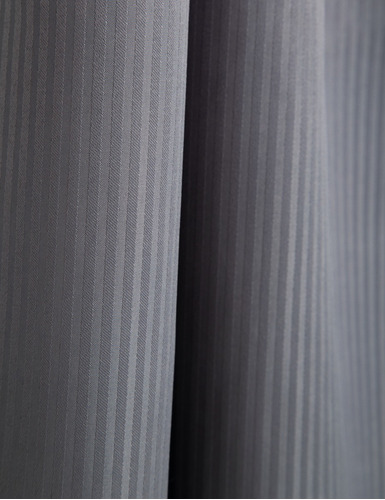 Imagen 4 de 9 de Cortina Baño Ducha Tela Stripe +ganchos + Protector + Pack
