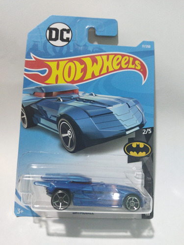 Hot Wheels Batmobile Azul Dc Comics Batman 17/250