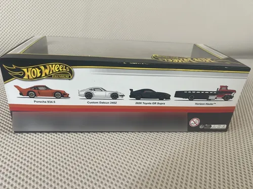 Hot Wheels Premium 4 Pack Porsche Supra Datsun Horizo Hauler