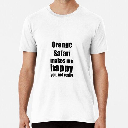 Remera Orange Safari Cocktail Lover Funny Gift For Friend Al