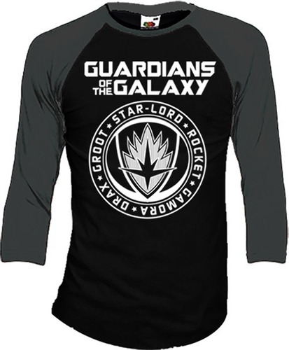 Guardianes De La Galaxia Playeras Manga 3/4 Hombre/mujer D1