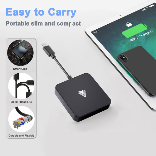 Módulo Inteligente De Carga Usb Android Auto Car Ai Box Para