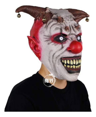 Máscara De Payaso Jingle Jangle Disfraz Terror Halloween