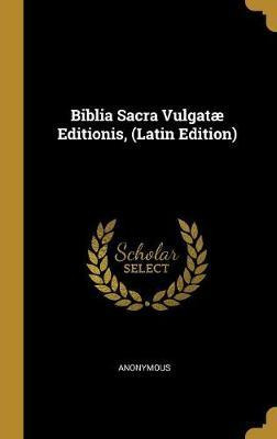 Libro Biblia Sacra Vulgat Editionis, (latin Edition) - An...