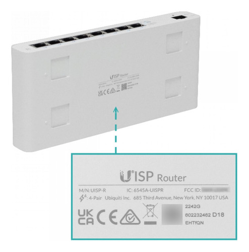Router Ubiquiti Micropop 8-1000-poe24v 110w-tot Clickbox