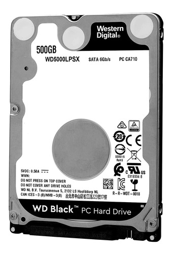 Disco Duro Interno Wd Black 2.5  500gb Sataiii ( Open Box )