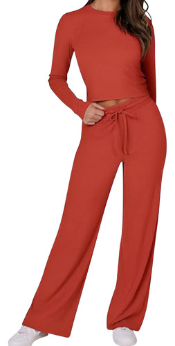 Conjunto Deportivo Casual De Blusa Y Pants Para Dama