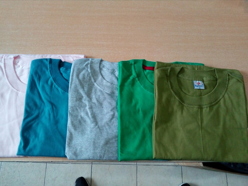 Imagen 4 de 9 de Remera Jersey Lisa 100% Algodón Talle Grandes 8 Al 10