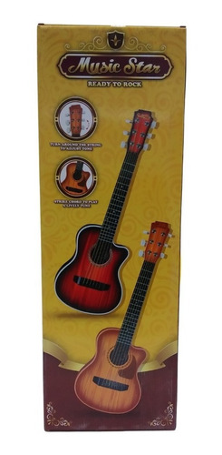 Guitarra Criolla 6 Cuerdas Reales Ukelele Infantil 65cm Edu