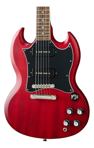 EpiPhone Sg Classic Worn P-90s Cherry Guitarra Electrica 