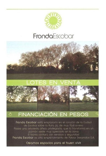 Imagen 7 de 12 de Terreno - Escobar