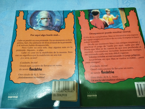 Escalofríos R.l. Stine- Editorial Norma. Lote X 2 Juntos (Usado)