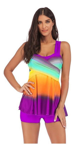 Axw Bikini Degradado Whalter Rainbow Colorido Set L