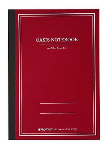 Cuadernos - Profolio By Itoya, Oasis Notebook - Medium A5, B