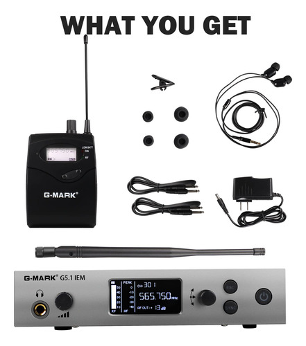 Sistema Inalámbrico De Monitor En Oído G-mark G5.1iem De Un
